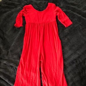 Remie girl red romper